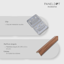 Línea Studio Lambrín Duoline Lino Interior  (Caja 10 piezas)