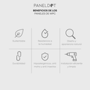 Panel WPC para interior perfil nórdico Nuez (Caja 18 piezas)