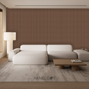 Panel WPC para interior Contemporáneo Nuez (Caja 14 piezas)