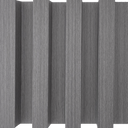 Panel WPC para interior Contemporáneo Gris Platino (Caja 14 piezas)