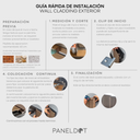 Wall cladding WPC Maple para exterior (Venta por pieza)