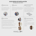 Línea Studio Lambrín Level Fresno Interior (Caja 10 piezas)
