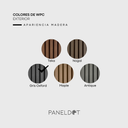 Lambrín WPC Exterior Gris Oxford (Venta por pieza)