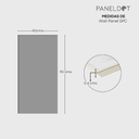 Panel SPC para muros color Pietra Taupe 90x45x0.4 cm (Pieza)