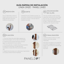 Línea ONZE Panel Lines Bronze (Caja 10 piezas)