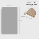 Línea Studio Panel ZERO Abedúl  Interior (Caja 3 piezas)