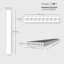 Deck WPC para exterior Antique (Venta por pieza)
