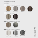 Línea ONZE Panel Lines Pizarra Gris (Caja 10 piezas)