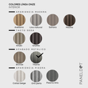 Línea ONZE Panel Lines Titanio (Caja 10 pie