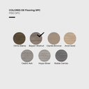 Piso SPC color Bayan Walnut 122x18x0.5 cm (Caja 10 piezas)