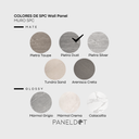 Panel SPC para muros color  Pietra Dust 90x45x0.4 cm (Pieza)