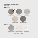 Panel SPC para muros color Pietra Taupe 90x45x0.4 cm (Pieza)