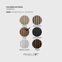 Lambrín WPC Interior perfil nórdico Nuez (Caja 18 piezas)