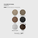 Lambrín WPC Interior perfil nórdico Nogal (Caja 18 piezas)