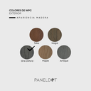 Wall cladding WPC Gris Oxford para exterior (Venta por pieza)